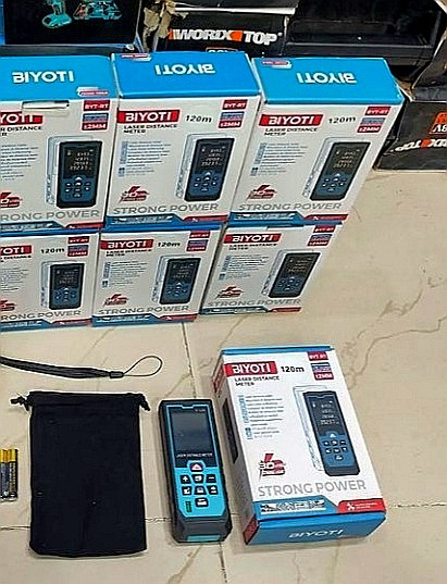 متر لیزری 120 متر بیوتی مدل E120 BIYOTI E120 laser meter