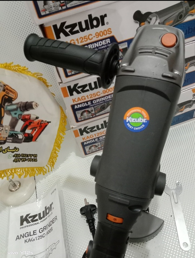 سنگ فرز متوسط زوبر 125 میلمتر 900 وات Kzubr KAG-125C-900S