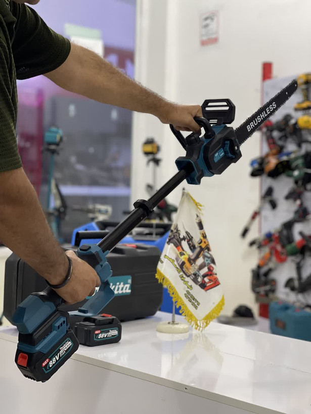 اره زنجیری شارژی تلسکوپی ماکیتا مدل 202530c براشلس 88ولتاره زنجیری شارژی تلسکوپی ماکیتا مدل 202530c براشلس 88ولت